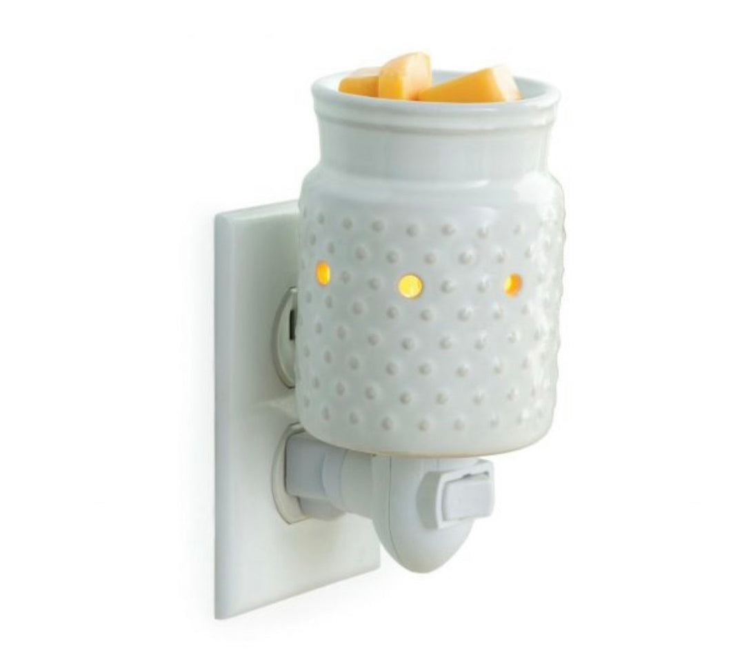 White Hobnail Fragrance Warmer